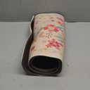 GENIMO Kitchen Mats for Floor 2PCS, Cushioned Kitchen Rugs Non Slip Washable, Farmhouse Anti Fatigue Mat Waterproof, Comfort Standing Mat Rug for Office, Home, Laundry, 17.3"x47"+17.3"x30", Beige