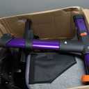 Walkers for Seniors, Rollator Walker with Seat, 350 lb Weight Capacity, 18" Big Seat, 8" All-Terrain Wheels, 6-Level Adjustable Height, Lightweight Aluminum Frame Rollator Walkers for Seniors (Purple)