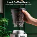 Cusinice Conical Burr Coffee Grinder with 40mm Stainless Steel Burr, 34 Grind Settings & Anti-Static, Electric Espresso Grinder for Home Use Espresso Distribution Tool WDT Grey