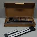 ONEMIX 42" LED Desk Lamp with Clamp, Architect Desk Light with Remote, Adjustable 4-Segment Bar, 1800LM Bright, Eye-Caring Desk Lamp for Home Office, Reading, Study, Dual Monitors, Workbench (Black)