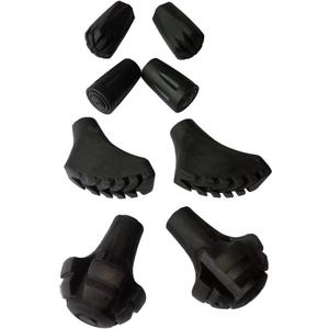 Replacement Rubber Tips Set for Trekking Pole Walking Hiking Sticks Tips Protectors