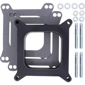 ApplianPar 1" Carburetor Spacer Adapter Open Center for Holley 4BBL Carter AFB for Edelbrock Carb