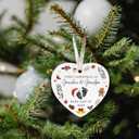 3 x Pregnancy Announcement for Grandparents - Grandparents Gifts for Grandma Grandpa - Baby Pregnancy Announcement Ornament for New Expecting Grandma, Grandpa - Ceramic Christmas Ornament 2026