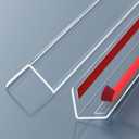 Wall Corner Protector - 2PCS, 16"x1.18" - Self Adhesive Clear Corner Protectors for Walls, Cabinet Doors, Edge Protector Trim; Easy to Install Corner Guards for Walls (40.6cm x 3cm)