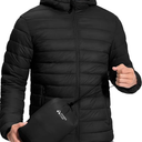 Pioneer Camp Mens Lightweight Packable Puffer Jacket Winter Insulated Puffy Coat Water Repellent Warm Quilted Jackets Travel M-L