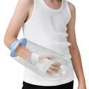 Cast Covers for Shower Arm Waterproof Kid Arm Cast Cover for Shower After Surgery Reusable Child Youth/Toddler Cast Protector for Broken Elbow Hand Wrists, 12'' (XS)