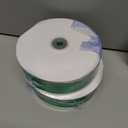 2 x 1-1/2" Wide x 100 Yards Wide Green Satin Ribbon Solid Fabric Ribbons Roll for Valentine's Day Crafts Chair Sash Gift Wrapping, Invitation Cards, Floral Sewing Party (Green)