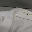 REDHOTYPE Womens Plus Size Tops 3/ 4 Sleeve Shirts Collared V Neck Blouses Casual Work Tunic Tops, White, 3X