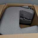 LEBENGURU Reading Pillow for Laptop, Extra Large Armrest Gaming Pillow for Working, Hight Adjustable Lap Desk Pillow for Adult Sitting in Bed, Floor, Sofa (Grey)