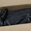 100L Rolling Duffle Bag with Wheels and Handle-Water Repellent Polyester, Duffle Bag for Travel with Hidden Straps, Travel Bag For Men & Women For Camping Sports Travel (Black)