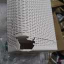 Mind Reader 40L Slim Laundry Hamper with Lid, Narrow Clothes Baskets, Set of 2, Ivory