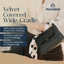 Purse Holder Stand Freestanding Purse Rack Stand Adjustable 3-Pack Purse Holder/Purse Display Stand with Velvet Cradle, Weighted Non-Slip Base, No Assembly Required