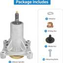 Lawn Mower Spindle Fits for 532187292 532192870 187292 532187281 21546238 21546299 Mower Spindle Compatible with Husqvarna YTH24V48 Ariens Craftsman Poulan Jonsered Murray Mandrel Assembly, 3 Pack