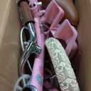JOYSTAR 12 Inch Kids Bike Little Daisy Girls Bike with Training Wheels Doll Bike Seat Basket & Streamers Princess Kids Bicycle for Girls Toddler of 2-4 Years Toddler Girl Bikes Pink