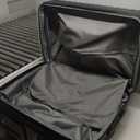 Amazon Basics 30" Hardside Large Checked Luggage, Hardshell Suitcase With Four Multi-directional Wheels, Expandable For Up to 15% More Space, Scratch-Resistant Shell, Black