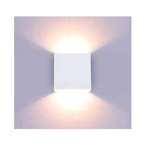 Lightess Modern Wall Sconce Dimmable 10W Hardwired, Up Down Wall Mount Lights Indoor Mini Metal LED Wall Lamp for Living Room Bedroom Hallway Decor, Warm White, O1181TP