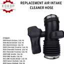 Air Intake Cleaner Hose REPLACES# 25783713 Fits for 2009 2010 2011 Buick Enclave Chevy Traverse GMC Acadia Saturn Outlook, Intake Boot Tube Outlet Duct