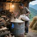 BESPORTBLE Large Capacity Grain Dispenser Durable Iron Grain Storage Bin Outlet for Efficient Flow for Rice Buckets Farms and Warehouses Easy to Clean Sanitary Design