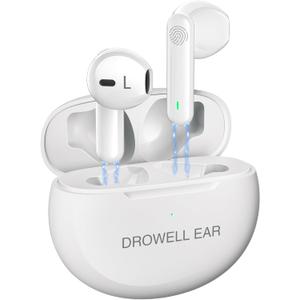 Hearing Amplifiers - Rechargeable for Seniors with Noise Cancellin Hearing Amplifiers for Adults & Seniors (WHITE BUD)