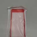 for Samsung Galaxy S21 Plus Phone Case Silicone, Minimalist Ultra Thin Slim Soft Rubber Gel Solid Color Matte TPU Cute Case for Women Men, Girly Plain Aesthetic Design & Camera Cover, Red