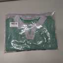 Girls 2 Piece Outfits Set Oversized Short Sleeve V Neck Knit Sweater Tops Casual Shorts Lounge Set (Green)