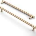 Asidrama 10 Pack 12.6 Inch(320mm) Gold Kitchen Cabinet Handles, Cabinet Pulls Kitchen Cabinet Hardware for Cupboard Drawer Pulls