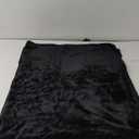 Bedsure Fleece Throw Blanket for Couch Black - Lightweight Plush Fuzzy Cozy Soft Blankets and Throws for Sofa, 50x60 inches