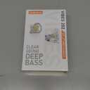 Vibes 202 Wired Earbuds - HiFi in Ear Monitor Headphones  Professional Noise Isolating Ear Buds - Clear Sound, Deep Bass & Comfort-Fit IEM Earphones - MMCX to 3.5mm, Silver Plated Cord, Carrying Case (1-Black)