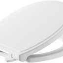 American Standard 5020B65G.020 Traditional Luxury Toilet Seat, Slow-Close, Round Front, White