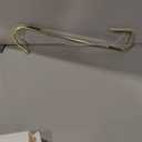 SR ESSENTIALS Wreath Hanger for Front Door, 12" Wreath Door Hanger for Hanging Clothes, Bags - Wreath Hook Perfect for Halloween Wreath, Wedding & Christmas Decorations Over Door Hanger (1Pc Golden)