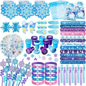 130 Pcs Frozen Party Favors Birthday Supplies for Girls Kids, Gift Bags Frozen Filler Goodie Bag Stuffers Frozen Birthday Party Supplies