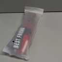 AirTag Dog Collar, 2" Wide Tactical Military Dog Collar with AirTag Holder & 3 Pet Patches, Soft Padded Reflective Waterproof Nylon Collar with Metal Buckle for Large Dogs (Red, L) (L: 17.7-24.4)