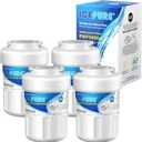 ICEPURE RWF0600A Replacement for GE MWF, MWFP, 197D6321P006, WFC1201, MWFA, PC75009, HDX FMG-1, GSE25GSHECSS, 46-9996, GSH25JSDDSS, PSHS6PGZBESS, GWF, SGF-G9, RWF1060 Refrigerator Water Filter 4PACK