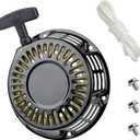 212cc Recoil Pull Start Assembly for Predator 212 cc Coleman Ct200u Bt200x Trail Ct200u-ex Mini Bike Kt196 Go-Kart 196cc 224cc 6.5HP 7HP Pull Starter w/Pull Cord