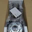 BoostArea 4-Light Track Lighting Kit, Modern Track Lighting Fixtures Ceiling, Rotatable Light Heads, Flush Mount Ceiling Spotlight, Black Track Lighting for Living Room/Bedroom, GU10 Bulb Not Included