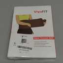 Viyafit Waist Trimmer Belt, Premium Waist Trainer for Women & Men (Large, Red)