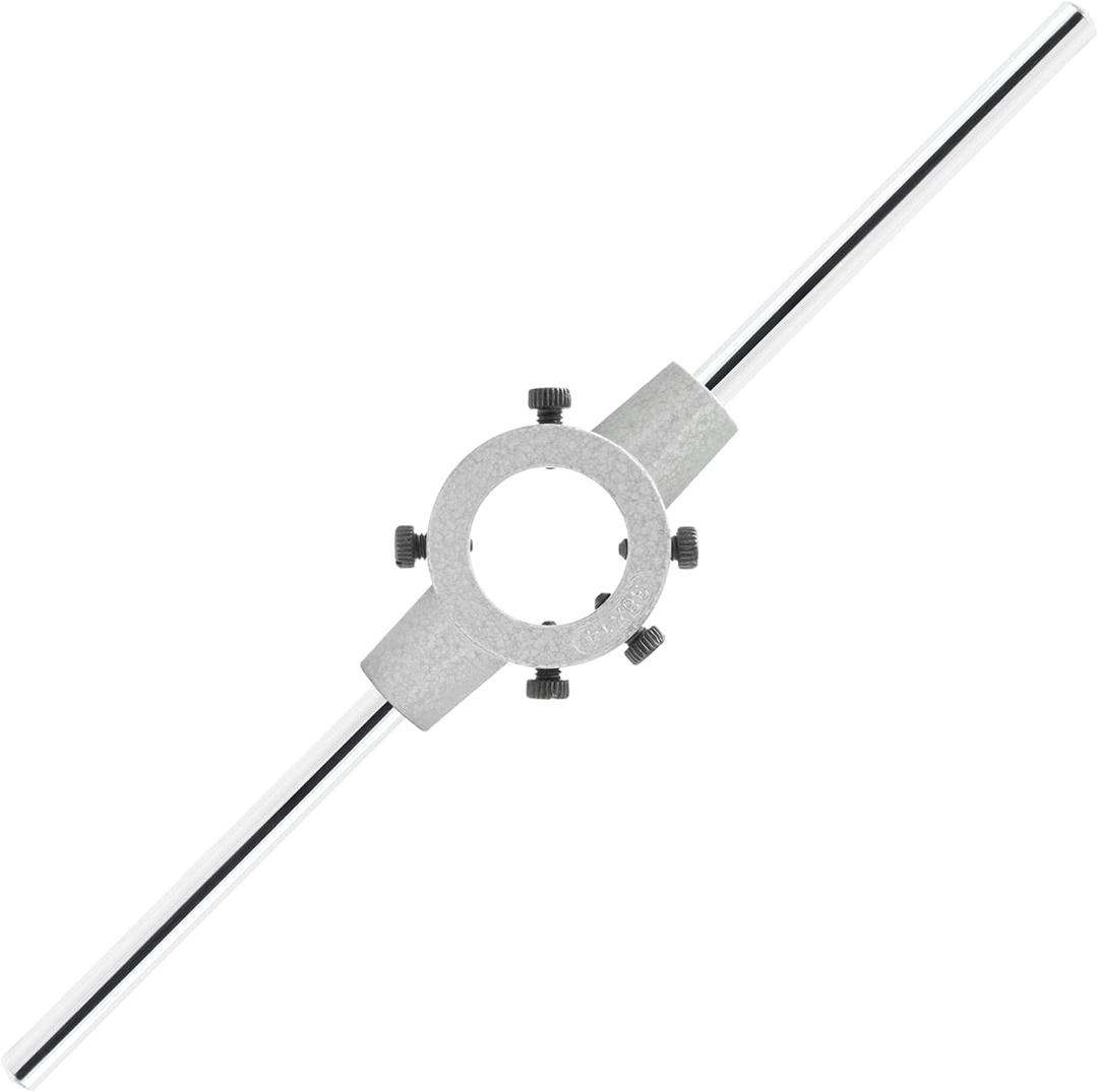 1.5 inch / 38mm Round Die Stock Handle Wrench, Adjustable Die Wrench Handle Holder, Heavy Duty Threading Die Holder Handle (Metric, M12-M14)