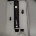 Delm Milk Frother Electric USB Stainless Steel Accessory - Frother Wand Foam Maker for Lattes - Milk Frother Handheld for Cappuccino, Frappe, Matcha, Hot Chocolate - Frother for Coffee (black)