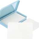 PATIKIL 24 Sheets Watercolor Postcards, 4x6 Blank Watercolor Paper Post Cards 140lb/300gsm Journal 100% Cotton Paper Bulk for Mailing Paint DIY Art Invitations Greeting, Blue - Smooth