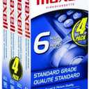 Maxell STD-T-120 4 Pack VHS Tapes 3-Pack