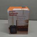 Space Heater, 1500W Electric Heaters Indoor Portable with Thermostat, PTC Fast Heating Ceramic Room Small Heater with Heating and Fan Modes for Bedroom, Office and Indoor Use (10IN)