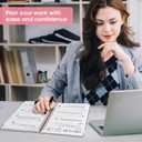 2026 Planner, Weekly and Monthly Calendar Planner Book, January 2026 - December 2026, Hardcover Spiral Planner with Monthly Tabs, Notes Pages, Perfect for Women & Men, A5 (6.4" x 8.5") - Pink