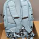 The North Face Women's Borealis Commuter Laptop Backpack - Everyday Travel Bag, Laptop Sleeve, Reflective Details, Blue Eclipse Light Heather/Blue Eclipse, One Size