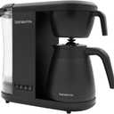 Bonavita Enthusiast 8 Cup Drip Coffee Brewer, Pour Over, SCA Certified Coffee Machine with Thermal Carafe, Stainless Steel Panel, Removable Reservoir, Matte Black
