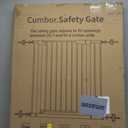 Cumbor 36" Extra Tall Baby Gate for Dogs and Kids with Wide 2-Way Door, 29.7-40.6" Width, and Auto Close Personal Safety for Babies and Pets, Fits Doorways, Stairs, and Entryways (29.7-40.6"W x 36"H, White)