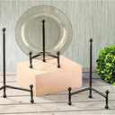 TRIPAR Modern Tripod Easel Display, Black Finish - Lightweight & Durable Design - Perfect for Displaying Decorative Pictures, Artwork, Plates, Tiles, & More (12 Inch)
