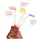 4 x Paint & Play Makeup Brush Set Trio With 1 Pencil Brush, 1 Tapered Blending Brush and 1 Classic Eyeshadow Brush