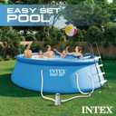 INTEX Easy Set 15 ft x 48in Inflatable Ring Above Ground Pool Set w/Pump