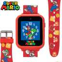 Super Mario Kids Interactive Smartwatch with Camera, Custom Watch Faces Fits Wrists 5.5'' to 8''