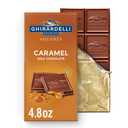 GHIRARDELLI Caramel Milk Chocolate SQUARES Bar  Premium Milk Chocolate Candy Bar Filled with Buttery Caramel, Individually Marked for Sharing, 4.8 oz Bar (4.8 Ounce (Pack of 1))